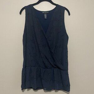 Navy Blue Tank Top, INC, Large